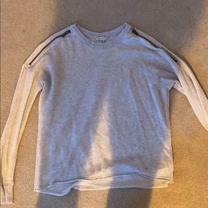 american eagle zip sweater